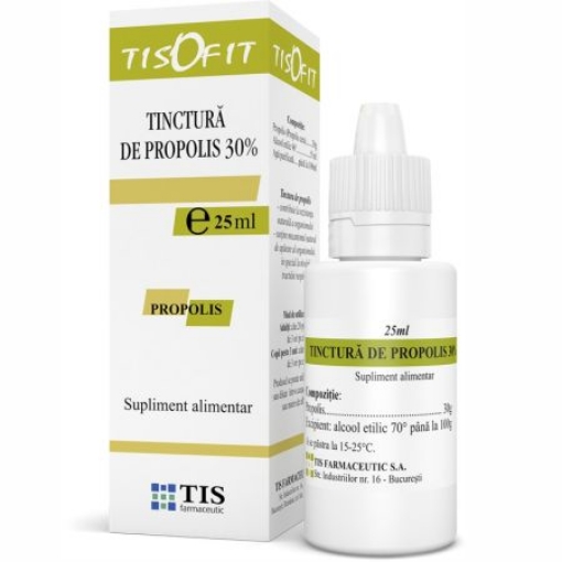 Poza cu Tis Tisofit Tinctura de propolis 30% - 25ml