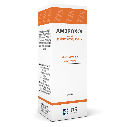 Poza cu Ambroxol 0.75% solutie orala - 20ml Tis Farmaceutic