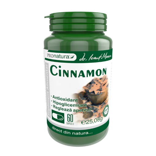 Poza cu ProNatura Cinnamon - 60 capsule