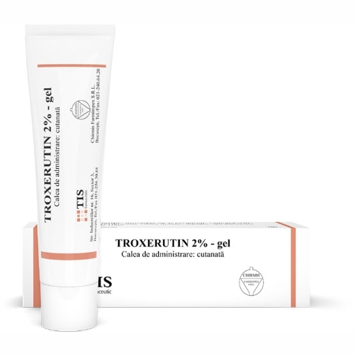 Troxerutin 2% gel - 50 grame Tis Farmaceuric