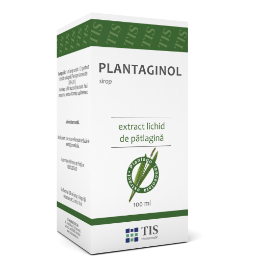 Poza cu Plantaginol sirop - 100ml Tis Farmaceutic 