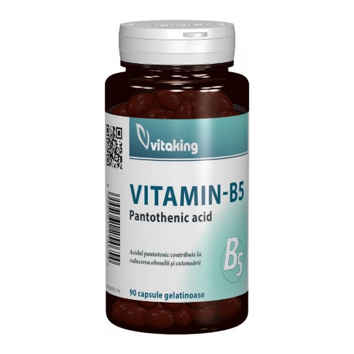 Poza cu Vitaking Vitamina B5 200mg - 90 capsule