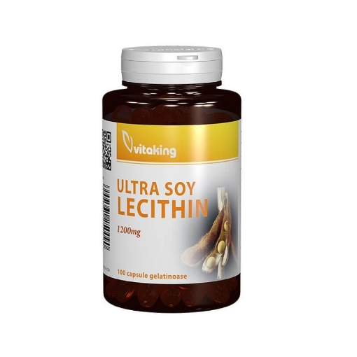 vitaking lecitina din soia 1200mg ctx100 cps