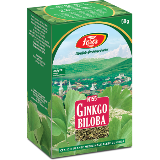 Fares Ginkgo biloba ceai - 50 grame