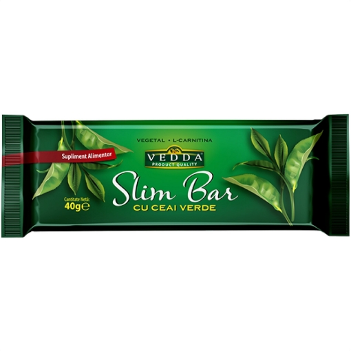 vedda baton slim bar cu ceai verde 40gr