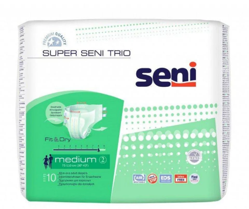 Seni Super Trio air medium - 10 bucati