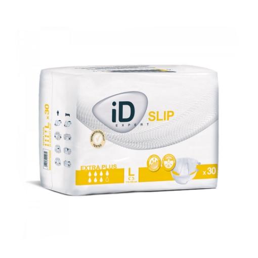 Poza cu Ontex iD Slip Expert Extra Plus scutece pentru adulti pentru incontinenta urinara L - 30 bucati