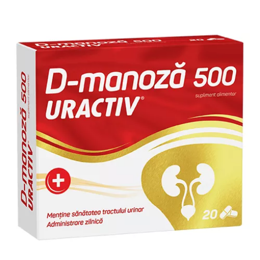 Poza cu Uractiv D-manoza - 20 capsule Terapia