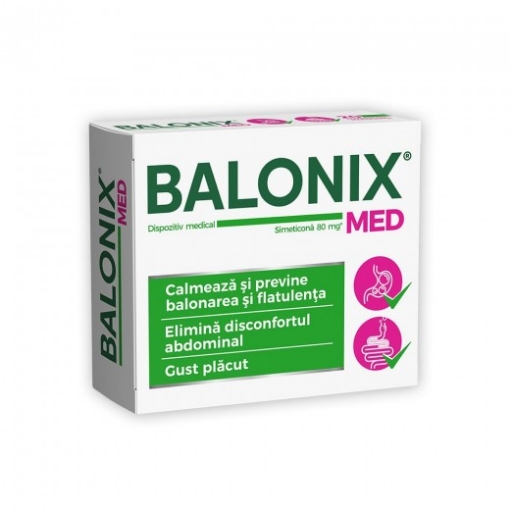 Poza cu Balonix Med - 10 comprimate masticabile Fiterman Pharma