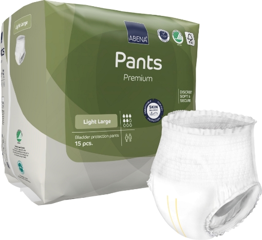 Poza cu Abena Pants L0 Premium scutece pentru adulti cu absorbtie 900ml L - 15 bucati