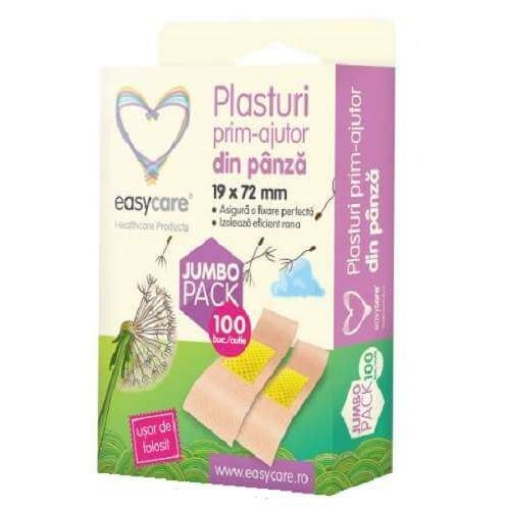 easycare plasturi din panza 72/19mm ctx100 buc