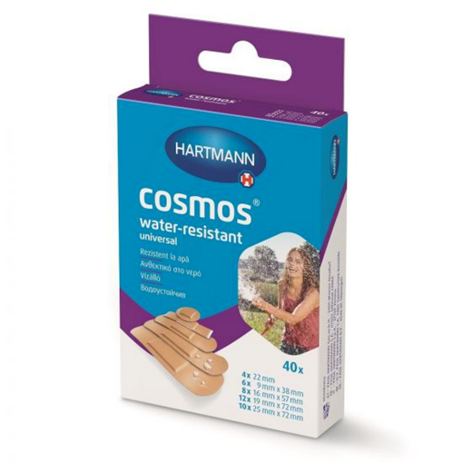 Hartmann Cosmos Plasturi universali water-resistant 5 marimi - 40 bucati