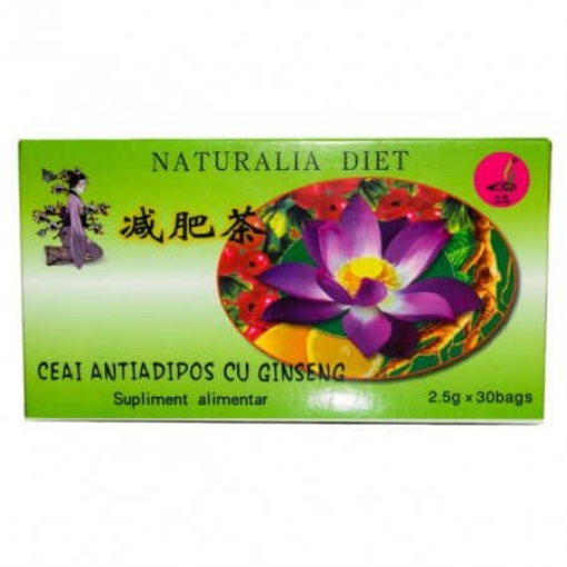 Poza cu Naturalia Diet Ceai antiadipos cu ginseng - 30 doze