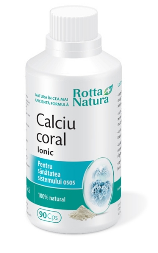 Rotta Natura Calciu coral ionic - 90 capsule