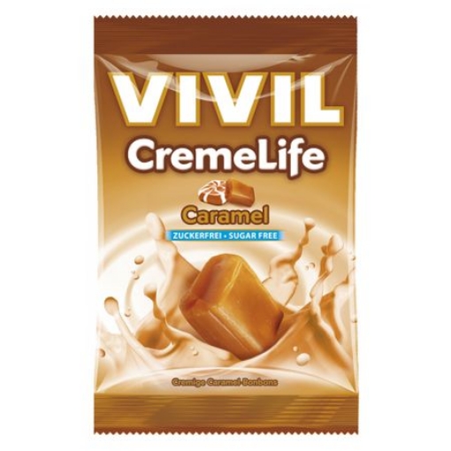 vivil bomboane creme life caramel fara zahar 60g