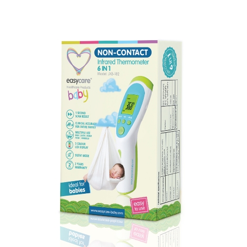 EasyCare Baby Termometru cu infrarosu non-contact 6 in 1 albastru - 1 bucata