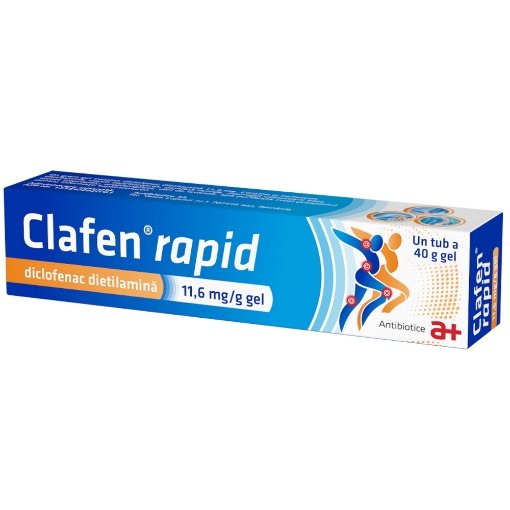 Poza cu Clafen Rapid gel 11.6mg/g - 40 grame