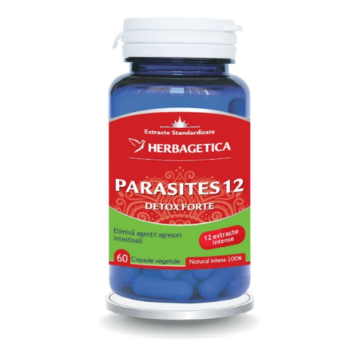 Herbagetica Parasites12 Detox Forte - 60 capsule