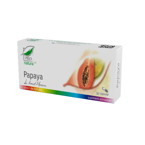 Poza cu ProNatura Papaya - 30 capsule