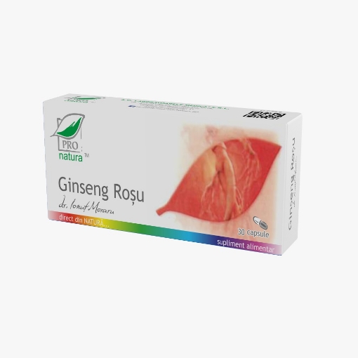 Pro Natura Ginseng rosu - 30 capsule