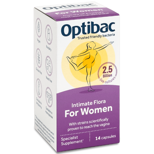 Poza cu Optibac Probiotic pentru flora vaginala - 14 capsule