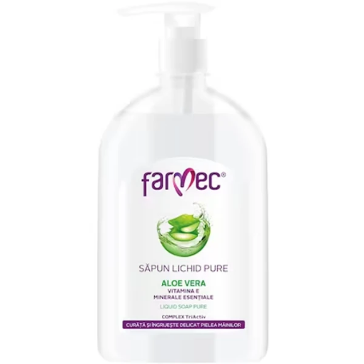 farmec sapun lichid pure aloe 500ml 6140