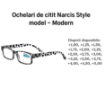 Poza cu Narcis ochelari de citit Modern style +2.75 - 1 pereche