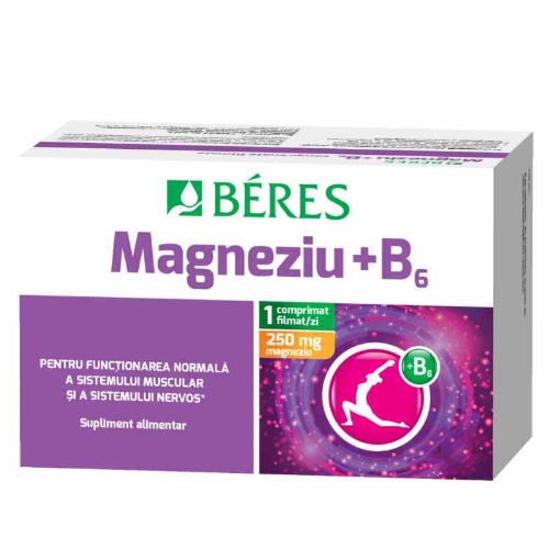 Beres Magneziu + vitamina B6 - 30 comprimate filmate