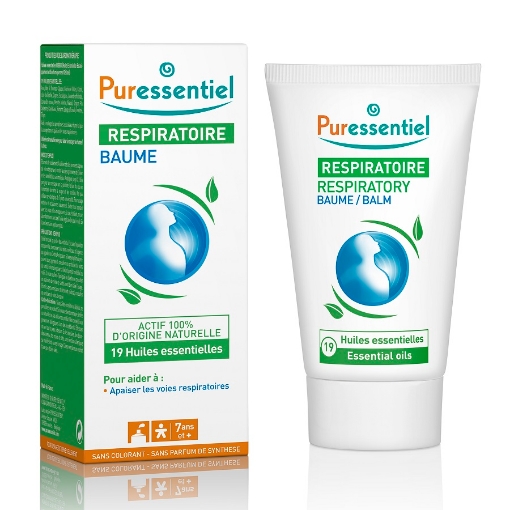 Puressentiel Unguent pentru calmarea cailor nazale cu 19 uleiuri esentiale - 50ml