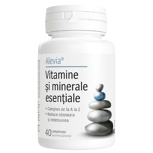 Alevia Vitamine si Minerale Esentiale - 40 comprimate