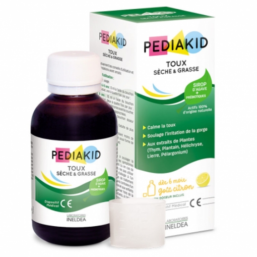 Pediakid Sirop Toux seche & grasse sirop pentru tuse seaca si expectoranta - 125ml