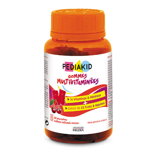 Pediakid Gommes Multivitamine - 60 gume masticabile (ursuleti gumati)