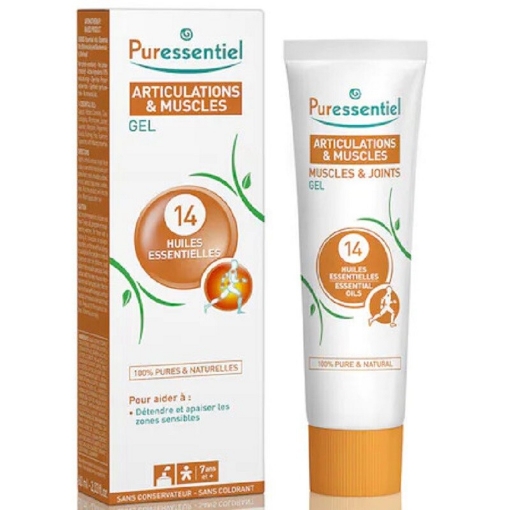 puressentiel muscle+joints gel cu 14 uleiuri esentiale 60ml