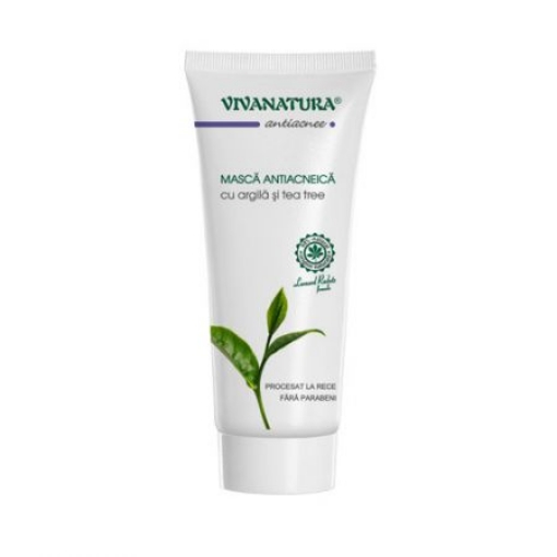 Poza cu vivanatura masca antiacneica cu argila&tea tree 75ml