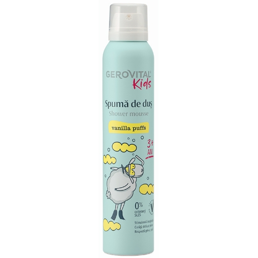 gerovital kids spuma dus vanilla puffs 200ml 37560