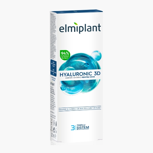 Elmiplant Hyaluronic 3D Crema pentru ochi - 15ml