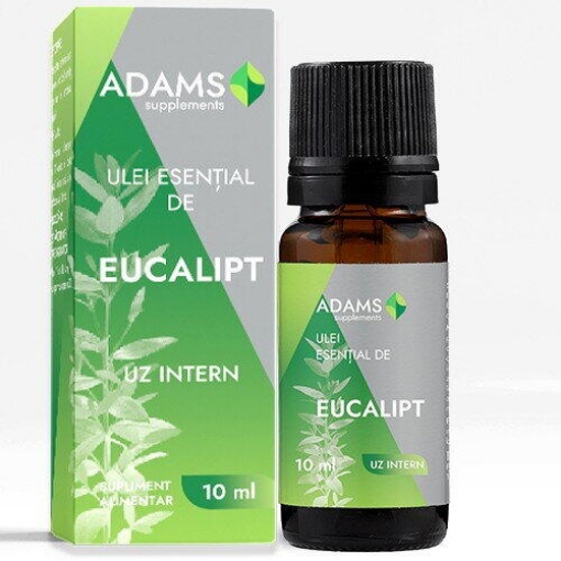 Adams Vision Ulei esential de eucalipt uz intern - 10ml