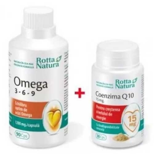 rotta omega 3-6-9 ctx90 cps+coenzima q10 ctx30 cps cadou