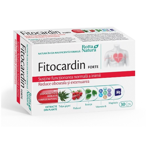 Rotta Natura Fitocardin Forte - 30 capsule