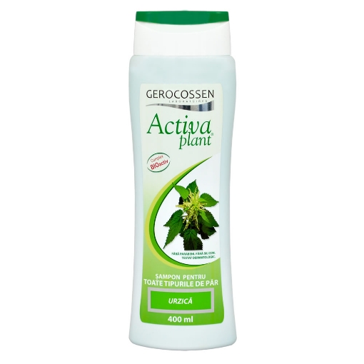 gerocossen activa plant sampon toate tipurile de par 400ml