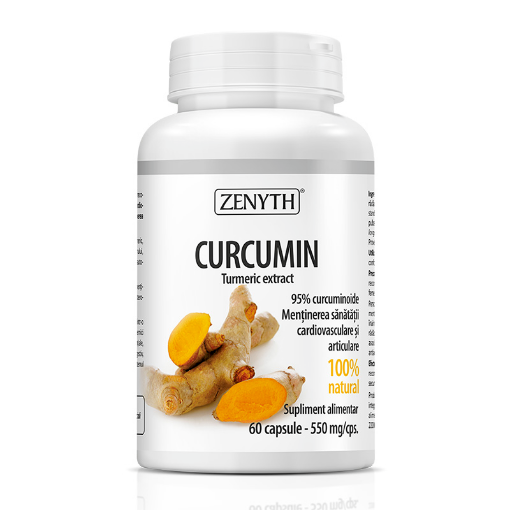 Poza cu Zenyth Curcumin 550mg - 60 capsule