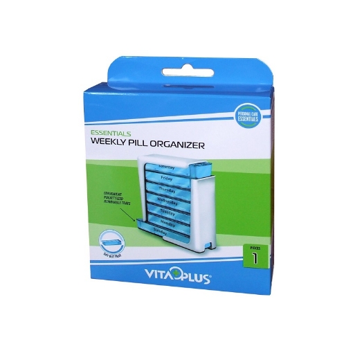 Poza cu vitaplus organizator medicamente saptamanal 7 sertare vp64071