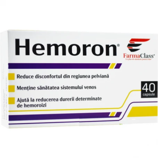 Poza cu FarmaClass Hemoron - 40 capsule