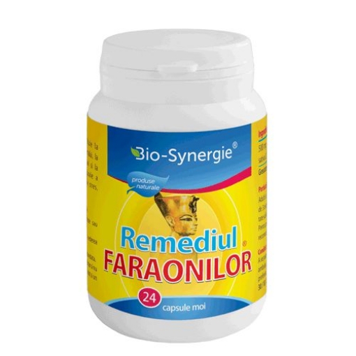 Poza cu Bio-Synergie Remediul faraonilor 650mg - 24 capsule