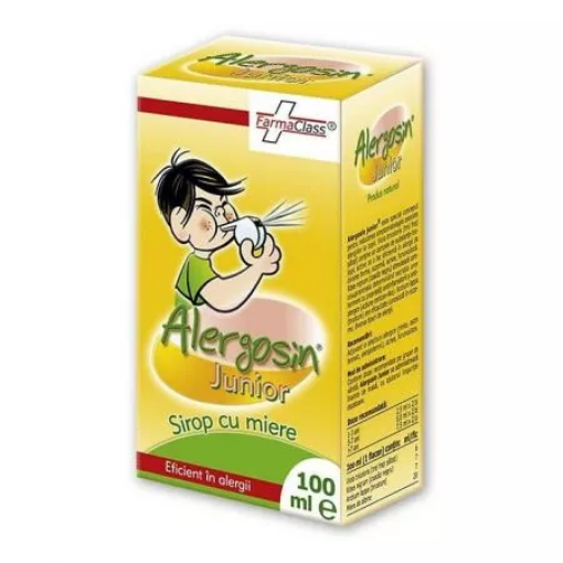 FarmaClass Alergosin junior sirop cu miere - 100ml