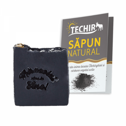 techir sapun natural detoxifiant si hidratant cu namol si carbune activ 120g