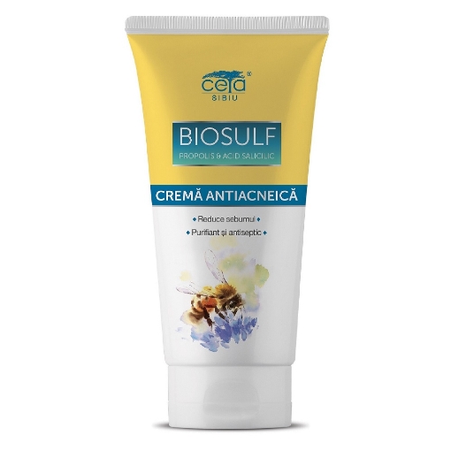 Ceta Crema antiacneica cu biosulf, propolis si acid salicilic - 50ml