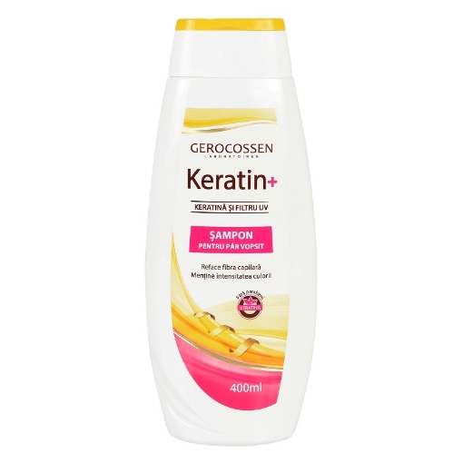 Poza cu Gerocossen Keratin+ Sampon pentru par vopsit - 400ml