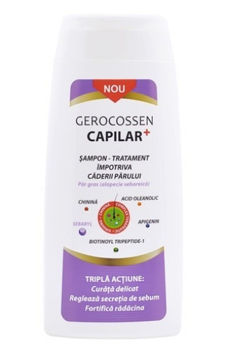 Poza cu Gerocossen Capilar+ Sampon tratament pentru par gras - 275ml