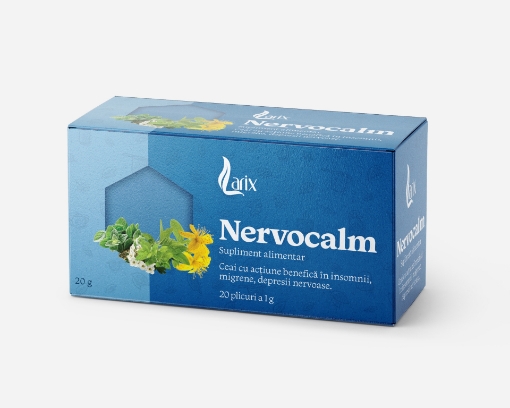 Poza cu Larix ceai Nervocalm - 20 plicuri